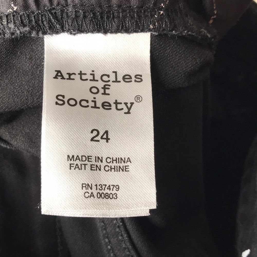 Articles of Society Skinny Jeans Distressed Black - Picture 11 of 12
